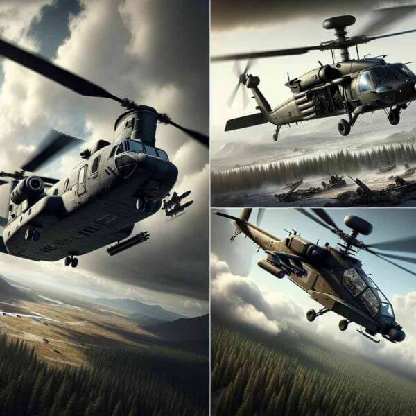 Military Helicopters: Transport, Attack, and Reconnaissance Roles