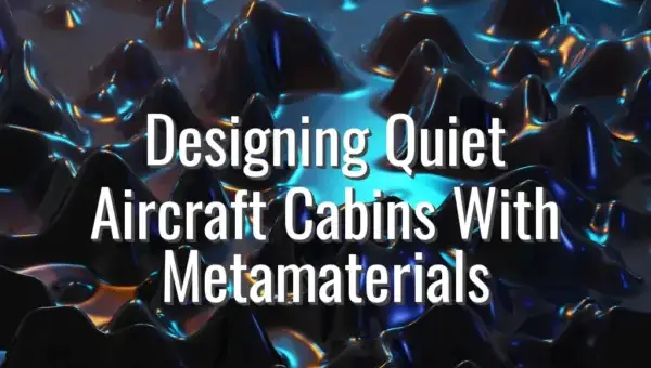 Designing Quiet Aircraft Cabins With Metamaterials - acoustic metamaterials in aviation