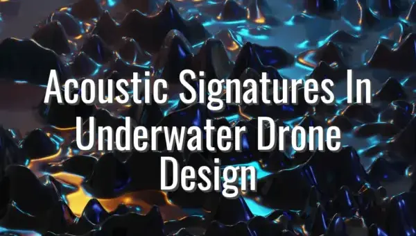 Acoustic Signatures In Underwater Drone Design - acoustic signatures in underwater drones